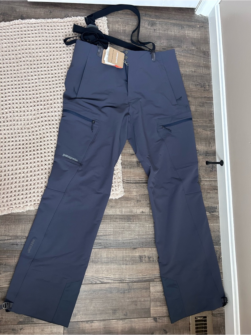 Patagonia Men’s Snow Guide Pants in Slate Blue NWT